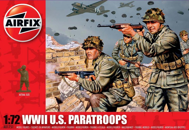 WW II US Paratroops Figure Set