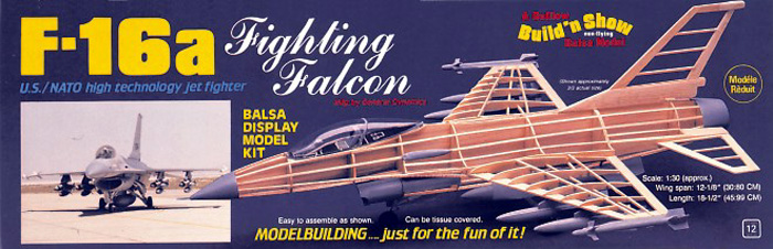 Balsa Jet Fighter Display