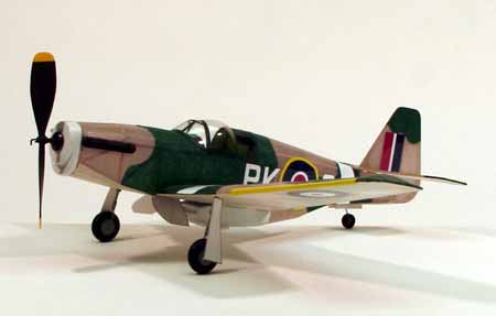 North American P-51B Mustang Walnut Kit