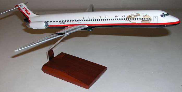 Aviation Models: MD 80 TWA New Scheme